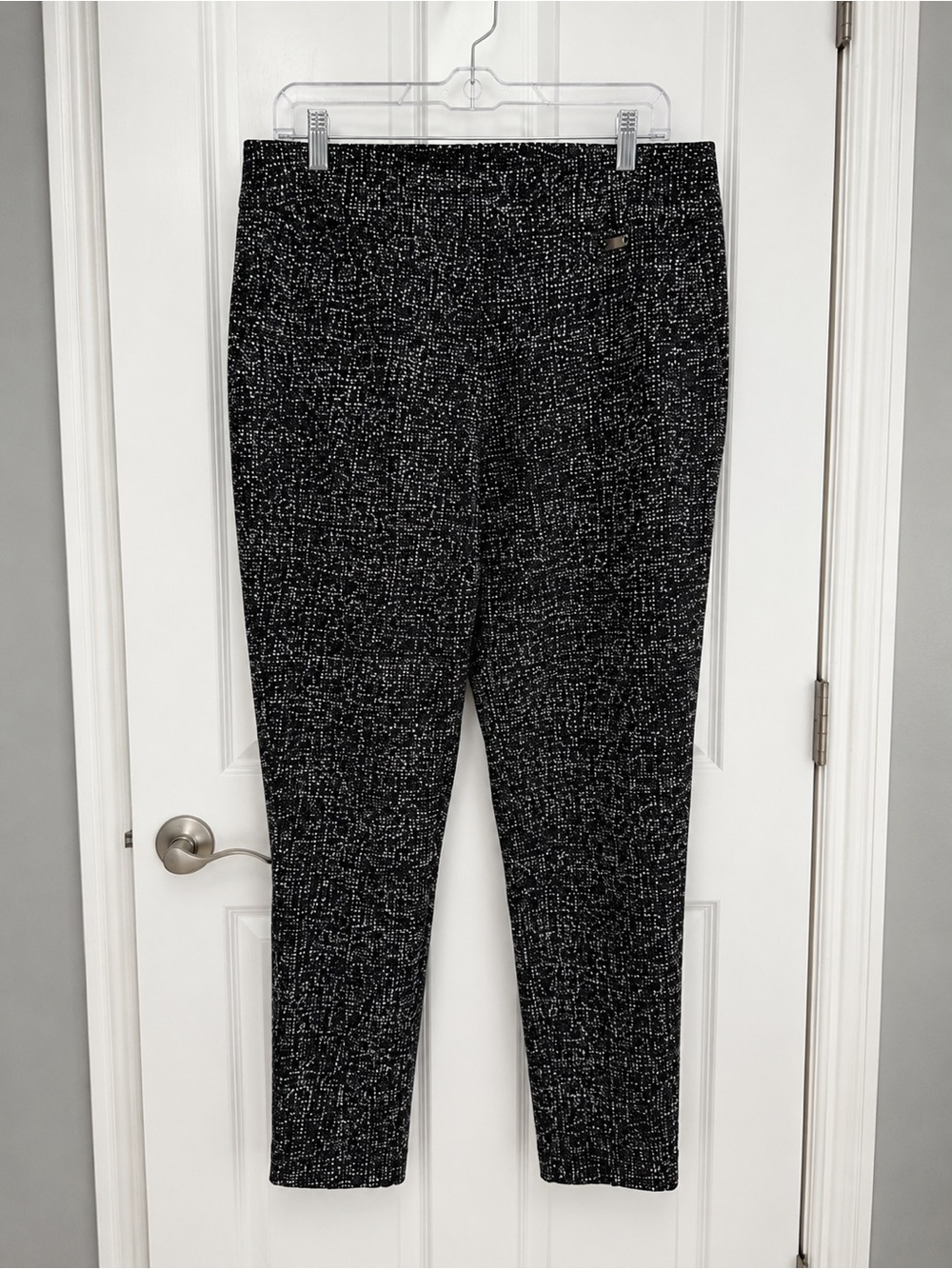 INC International Concepts Black & White Tweed Ankle Pants